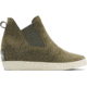 Sorel Out N About Slip-On Wedge II Bootie - Women's, Stone Green, Laurel Leaf, 8, 2033021-397-8