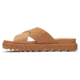 Sorel Roaming Criss Cross Slide - Womens, Camel Brown, 9 US, 1897091-224-9