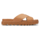 Sorel Roaming Criss Cross Slide - Womens, Camel Brown, 9 US, 1897091-224-9