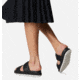 Sorel Roaming Two Strap Slide Sandals - Womens, Black/Chalk, 9.5 US, 1988461-010-9.5