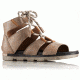 Sorel Torpeda Lace II Sandal - Women's-Sahara/Black-Medium-5.5