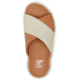 Sorel VIIbe Crisscross Slide - Womens, Honest Beige/Chalk, 9.5, 2076811-246-9.5