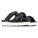 Sorel VIIbe Twist Slide Sandals - Womens, Black/Sea Salt, 7 US, 2039961-010-7