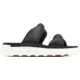 Sorel VIIbe Twist Slide Sandals - Womens, Black/Sea Salt, 7 US, 2039961-010-7