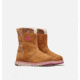 Sorel Youth Rylee Camo Boot, Elk, Pink Ice, 7, 1767751286-7