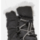 Sorel Youth Whitney Short Lace Boot, Black, Sea Salt, 4, 1767401011-4