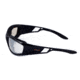 Sos Gripz Riders / Cryptic Sunglasses, Frame - Shiny Black Tr-90 / Lens - Pc Z87.1, Clear-fm