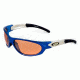 Sos Wraps / Thrasher 1 Sunglasses, Frame - Metallic Blue/silver / Lens - Pc Orange-fm