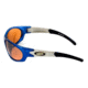 Sos Wraps / Thrasher 1 Sunglasses, Frame - Metallic Blue/silver / Lens - Pc Orange-fm