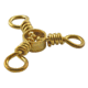 South Bend Brass 3-Way Swivels Size 1/0, TWS-1/0