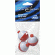 South Bend Float Snap On Red/wht 3pk F8