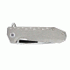 Southern Grind Penguin Drop Point Satin w/ Titaninum Handle, Silver, SG09030011