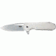 Southern Grind Penguin Drop Point Satin w/ Titaninum Handle, Silver, SG09030011