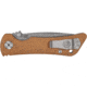 Southern Grind Spider Monkey Folding Knife, 3.25in, CPM S35VN Steel, Micarta Handle, Drop Point Stain, Tan, SG06030025