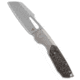 Sparrow Knife Co. Strix Titanium + Carbon Fiber Folding Knife, 3.40in, Bohler M390 Stainless Steel, Sheepsfoot Blade, Carbon Fiber, Titanium, Black/Gray Handle, Black/Gray/Gray, 8.00 inch, BHQ-182657