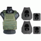 Spartan Armor Systems AR500 Omega Body Armor And Shooters Cut Plate Carrier Package special, OD Green, Medium-Extra Large SAS-AR500PKG-SPC-OD-SPEC-KIT
