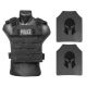 Spartan Armor Systems AR500 Omega Body Armor Active Shooter Kit/police Tactical Gear Atc, Base Coat, Black, Medium-Extra Large, SAS-PKG500-ACTSH-ATC-KIT