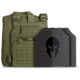 AR500 Body Armor Level III Tactical Response Kit, Base Coat, OD Green, Medium-Extra Large, SAS-AR500PKG-TRK-OD-KIT