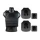 AR550 Level III+ Spartan Shooters Package No Side Plates, Black, Medium-Extra Large, SA-AR550PKG-SHPC-SC-BC-BK-KIT