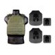 AR550 Level III+ Spartan Shooters Package No Side Plates, OD Green, Medium-Extra Large, SA-AR550PKG-SHPC-SC-BC-OD-KIT