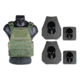USED Spartan Armor Systems AR550 Body Armor And Swimmers Cut Plate Carrier Package special, OD Green, Medium-Extra Large, AR5-SPW-OD-SPEC-KIT, EDEMO1