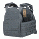 Spartan Armor Systems Armor Systems AR500 Omega Body Armor And 10x12 Sentinel Plate Carrier Package, Wolf Gray, Medium-Extra Large, PKG500-STNL1012-WG-kit