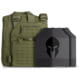 AR500 Body Armor Level III Tactical Response Kit, ATC, Base Coat, OD Green, Medium-Extra Large, SAS-AR500PKG-TRK-OD-ATC-KIT