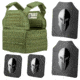 AR500 Body Armor Level III Spartan Shooters Package, Small/Extra Large, OD Green, Adjustable, SASAR500PKGLEGIONODKIT