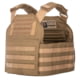 Spartan Armor Systems Shooters Cut Plate Carrier, Medium/Extra Large, Tan, Adjustable, SAS-SHPC-TAN