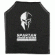 Spartan Armor Systems Shooters Cut Trauma Pad Set Of Two, Black, 10x12 SAS-TP1012