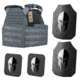 	Spartan Armor Systems Spartan Armor/Sentinel Plate Carrier and AR550 Level III+ Body Armor Package, Base Coat, Gunmetal Gray, Adjustable, SAS-PKG550-STNL-GG-KIT 