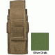 Specter Gear 277 Single Universal Pistol Mag Pouch for 2/2.25in Belts - OD Green