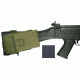 Specter Gear FN FAL Buttstock Magazine Pouch, Holds (1) 20 rd. 7.62x51mm Magazine, Fits Fixed Stocked FN FAL Type Rifles, Black, Black 838-BLK