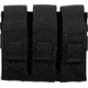 Specter Gear Triple Universal Pistol Magazine Pouch, 2-2.25in Belts - Black 