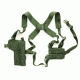 Specter Gear Vertical Shoulder Holster w/ Double Mag Pouch, OD Green, Right Hand M9/Beretta 92F