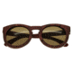 Spectrum Aikau Wood Sunglasses, Cherry Frame, Brown Lens, One Size, SSGS124BN