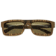Spectrum Burrow Wood Sunglasses, Brown Frame, Brown Lens, One Size, SSGS118BN