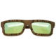 Spectrum Sunglasses Burrow S118GY Sunglasses, Brown Frame, Green Lens SSGS118GY
