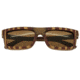 Spectrum Parkinson Wood Sunglasses, Cherry Zebra Frame, Brown Lens, Cherry Zebra/Brown, One Size, SSGS121BN