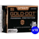 Speer Gold Dot 9 mm Luger 124 Grain Gold Dot Hollow Point Centerfire Pistol Ammo, 200 Rounds