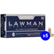 Speer Lawman Handgun CleanFire Training, 9 mm Luger, 147 Grain, TMJ, Brass Cased, Centerfire Pistol Ammo