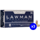 Speer Lawman Handgun CleanFire Training, 9 mm Luger, 147 Grain, TMJ, Brass Cased, Centerfire Pistol Ammo