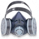 Sperian Personal Protective Equipment 1/2 Mask Premier T-SER Prb Lrg 313099