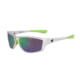 Spiderwire SPW008 Sunglasses, Crystal Clear Frame, Green Mirror Copper Base Lens, SPW008 CLRCOPGRN