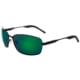Spiderwire Waylay Sunglasses, Matte Black Frame, Green Mirror Grey Base Lens, SSGWLMBL-HSGM
