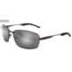 Spiderwire Waylay Sunglasses, Titanium Silver Frame, Silver Mirror Grey Base Lens, SSGWLTI-HSSM