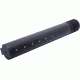 Spikes Mil-Spec Buffer Tube, 6-Position, 7075 T6 Aluminum, Black, SLA500R