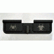 Spikes Tactical Ejection Port Door with Spider and Bio Hazard Engraving, Black SPKSED7011