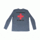 Spikes Tactical Mens - T-Shirt - Long Sleeve - Waterboarding Instructor, Indigo, 2XL SGT2011-2X