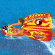Sportsstuff Sumo and Splash Guard Combo Single Rider Inflatable Towable, 53-1807